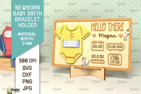 Letrero Para Bebe Recien Nacido 2 Creativo Digital